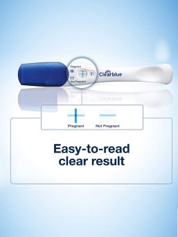 Clearblue Graviditetstest Easy and FAST. Lättläst resultat i 2 minuter.