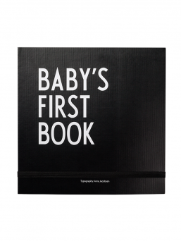 Design Letters Babyns första bok (svart)