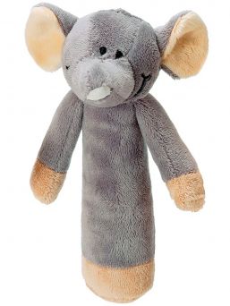 Teddykompaniet ramla för barn (grå elefant)