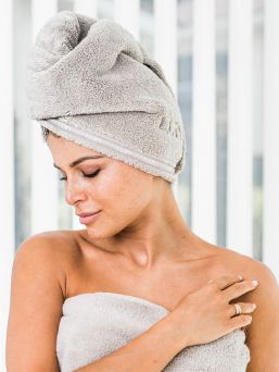 Den lyxiga Luin Living Hair Towel är den perfekta hjälpen för vardagen.