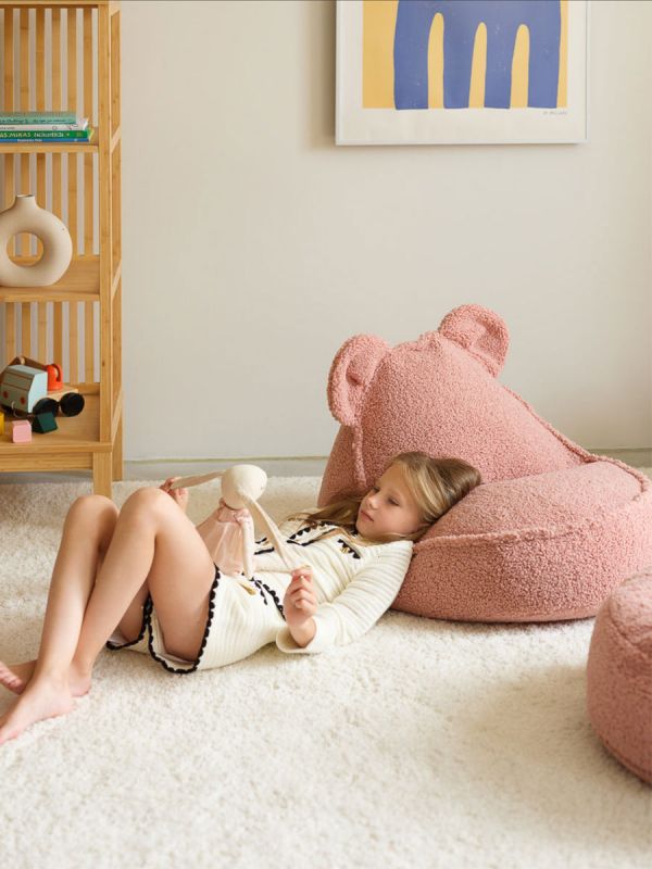 Wigiwama - Barnsäcksstol Teddy Guava Bear