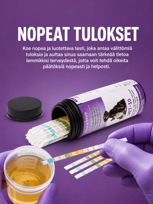 10-parameters urintest för djur - 5-PACK