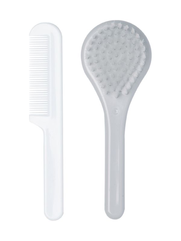 Med LUMA Gentle Brush-set kan du borsta ditt barns hår försiktigt. Med kammen kan du räta ut ännu tjockare hår.