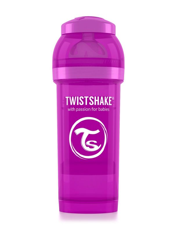 TwistShake - Nappflaska 260ml, violett