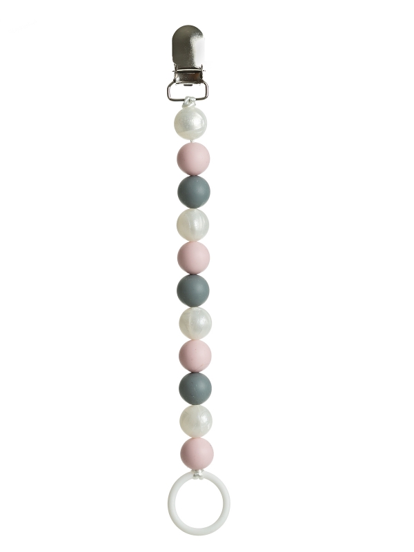 Napphållare (pärla-rosa-grå)