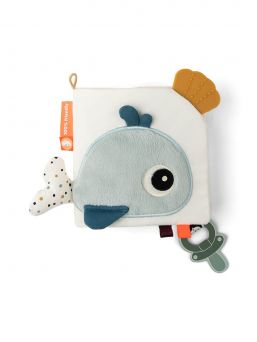 Done By Deer Sensory Baby Book Sea friends är en bedårande första bok för baby.