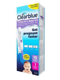 CLEARBLUE Försöker ett babysats 10+1