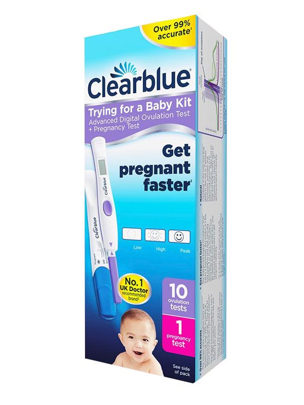 CLEARBLUE Försöker ett babysats 10+1