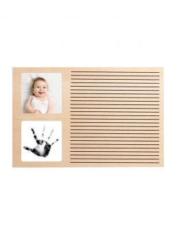 Babyprints letterboard, bokstavstavla och tavelram