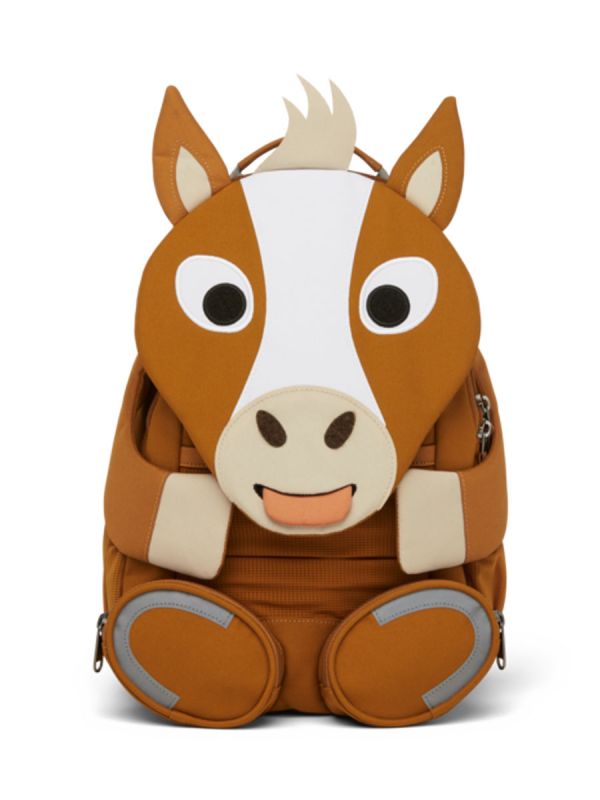 Affenzahn - stor ryggsäck, Brown Horse