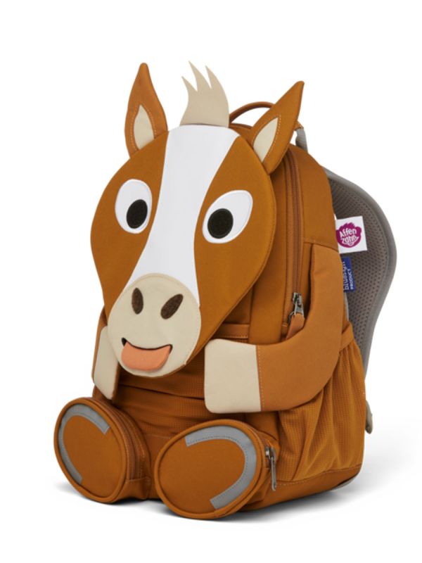 Affenzahn - stor ryggsäck, Brown Horse