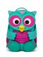 Affenzahn - stor ryggsäck, Turquoise Owl