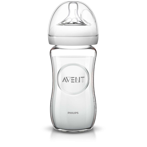 Philips Avent - Nappflaska i glas Natural 240ml