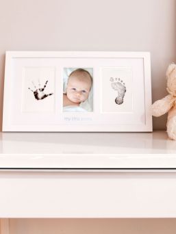Babyprints fotoram - Vit