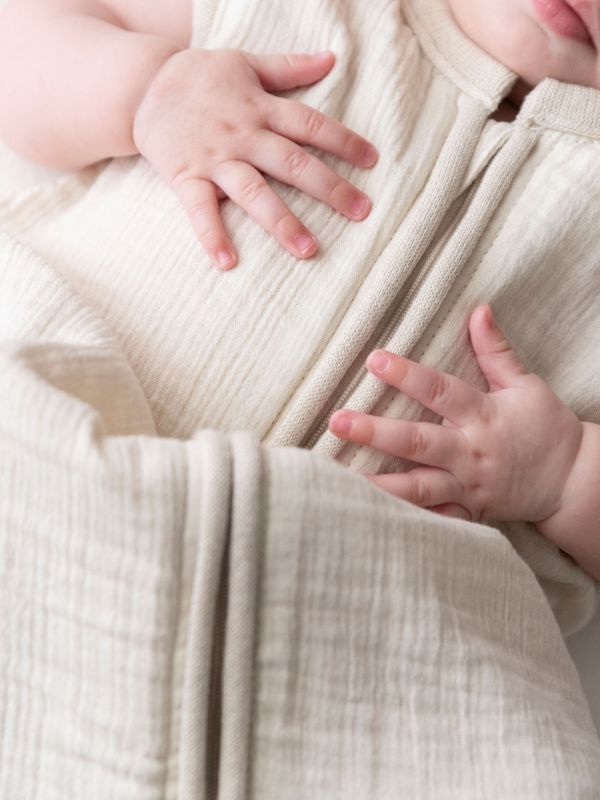 Baby’s Only - lätt sovsäck Breeze, warm linen 3-6mån
