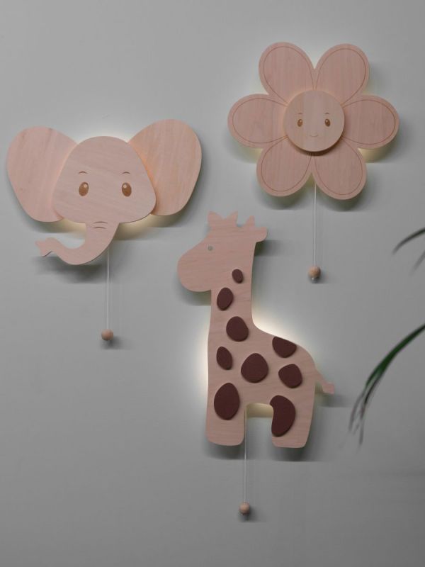 Baby's Only lampa för barnrum, giraff