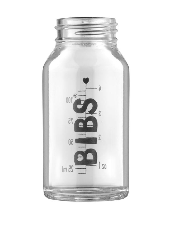 Bibs - nappflaska i glas - 110ml, Ivory
