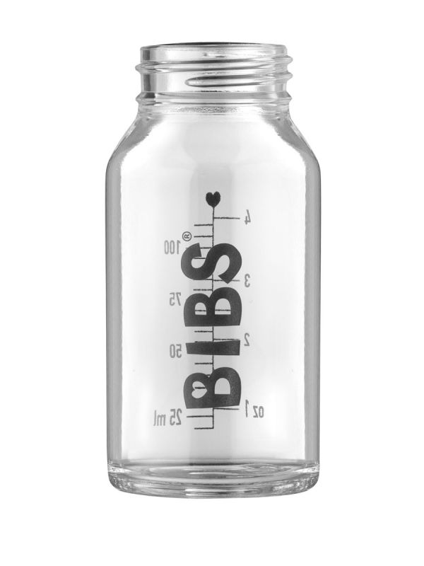 Bibs - nappflaska i glas - 110ml, Ivory