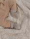 BIBS Wavy Knitted Blanket babytuppfilt, mörk beige