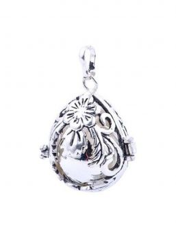 BOLA - droppe blomma häcken 20mm + boll 18mm (11 färgen) Svart