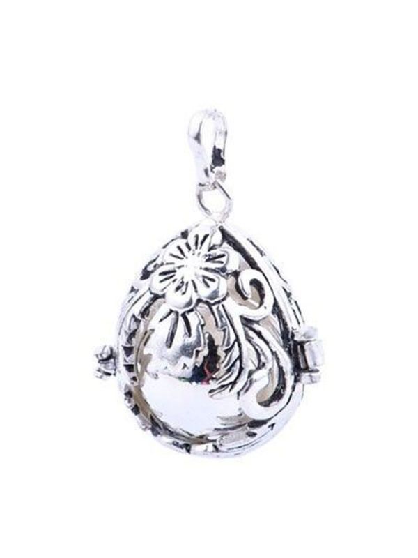 BOLA - droppe blomma häcken 20mm + boll 18mm (11 färgen) Svart