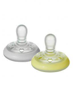 Tommee Tippee - Bröstliknande nattnapp 6-12mån, 2pack