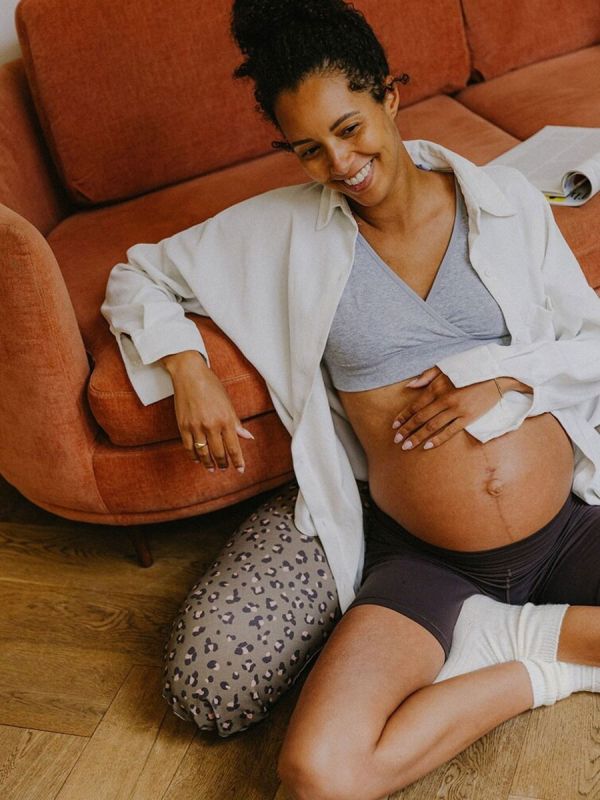 Buddy amningskudde / kroppskudde, leopard bronze