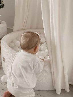Boucle bollhav 90x30cm, välj kulfärgerna själv!