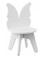 Butterfly barnbord och 2 stolar - vitt barnbordsset