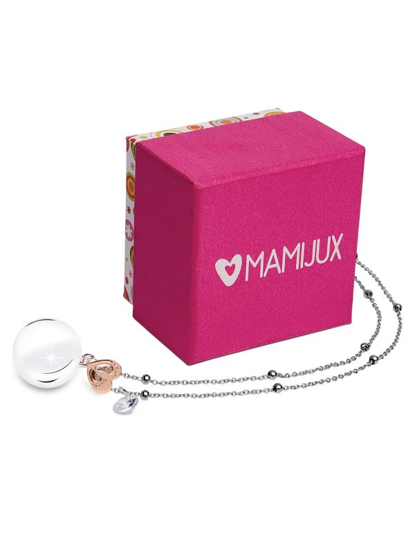 MAMIJUX - bola smycken - white crystal charm