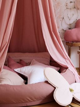 Canopy Soft sänghimmel 50, blush