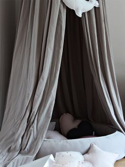 Canopy Soft sänghimmel 50, dark beige