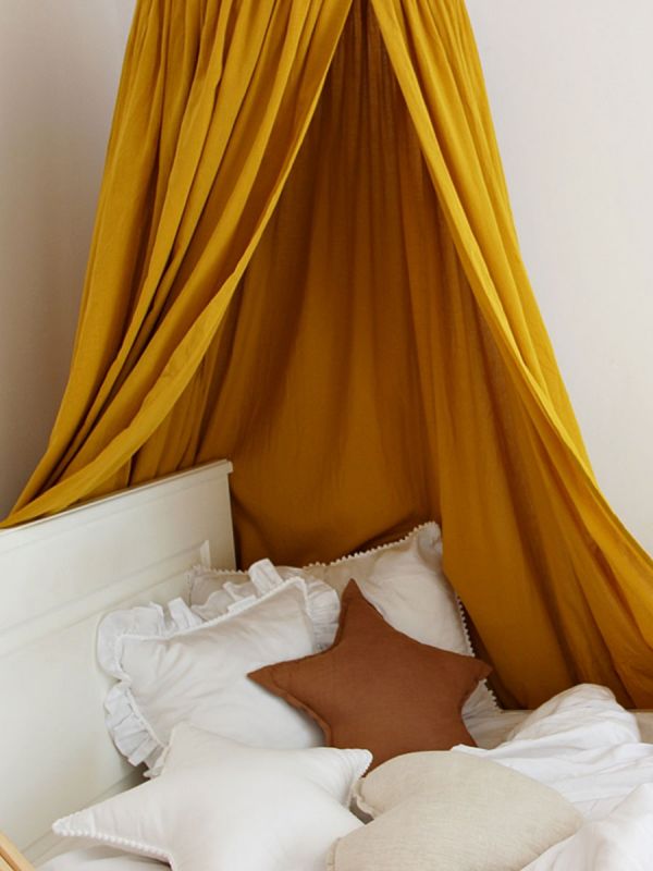Canopy Soft sänghimmel 50, mustard
