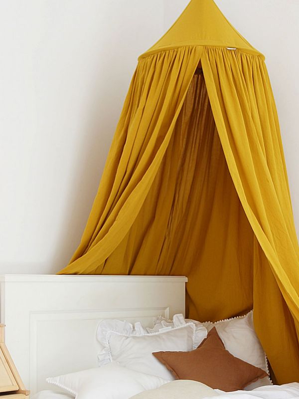 Canopy Soft sänghimmel 50, mustard