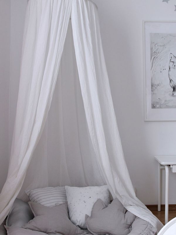 Canopy Soft sänghimmel 50, white