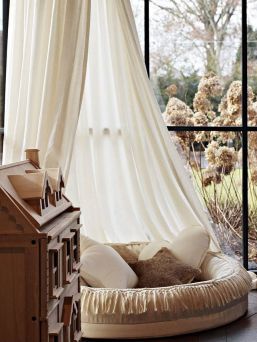 Boho Canopy sänghimmel, Vanilla 