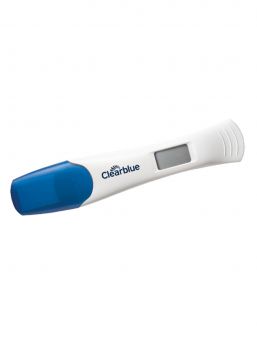 Clearblue DIGITAL graviditetstest med smart nedräkning är det enda graviditetstestet som ger dig trygghet från början till slut. Med en robust och 50 % bredare provtagningsspets, en unik inbyggd smart nedräkning till resultatet.