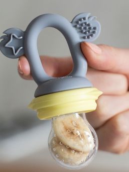 Cherub Baby - Fresh Food Feeder för barnet - Lemon/Grey