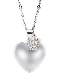 MAMIJUX - bola smycken - heart shape with crystals angel