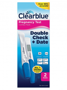 CLEARBLUE Double-Check and Date graviditetstest