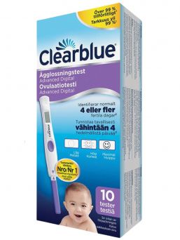 CLEARBLUE Digitalt Ägglossningstest DUAL HORMONE INDICATOR 10 st