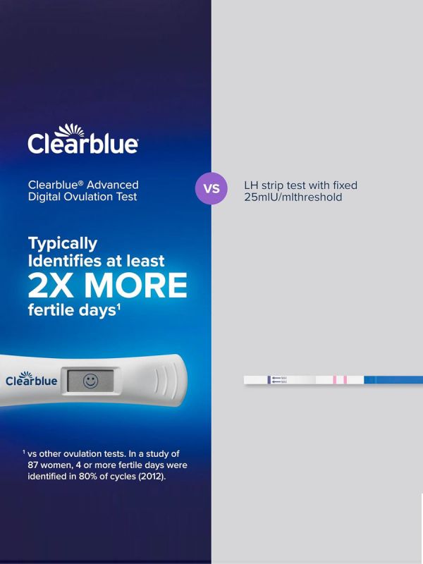 CLEARBLUE Digital ägglossningstest With DUAL HORMONE INDICATOR 30 st