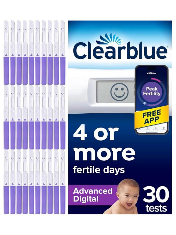 CLEARBLUE Digital ägglossningstest With DUAL HORMONE INDICATOR 30 st