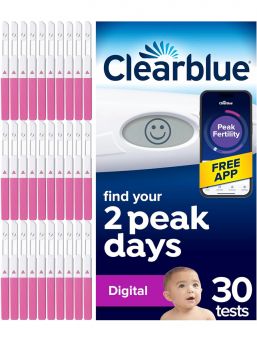 Clearblue Ägglossningstest Digitalt 30 st – Mycket noggrant ägglossningstest för graviditetsplanering