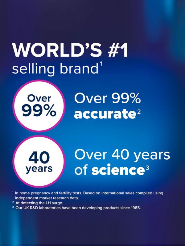 Clearblue Ägglossningstest Digitalt 30 st – Mycket noggrant ägglossningstest för graviditetsplanering