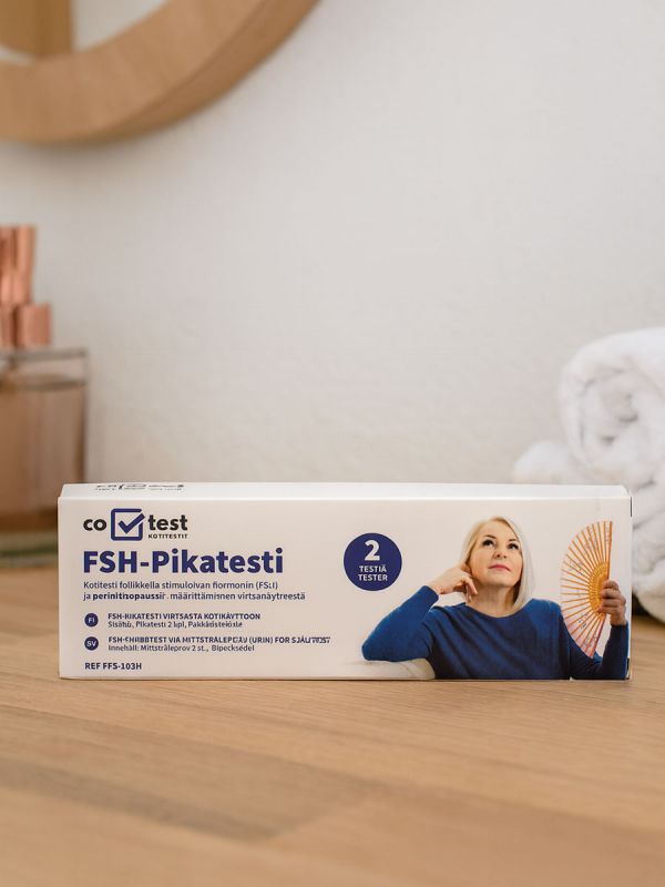 Co-Test Fertilitets- och klimakterietest (FSH) 2 st – för fertilitetsbedömning