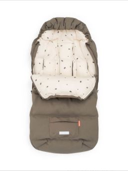 Done by Deer Winter varm babytermopåse för barnvagnar och sittvagnar - vindtät och vattenavvisande vintertermopåse.