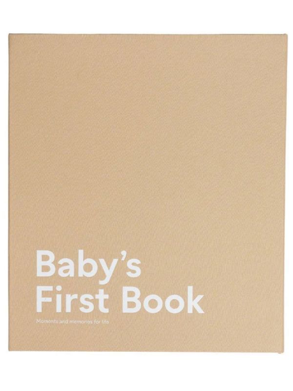 Design Letters - Babyns första bok - Beige