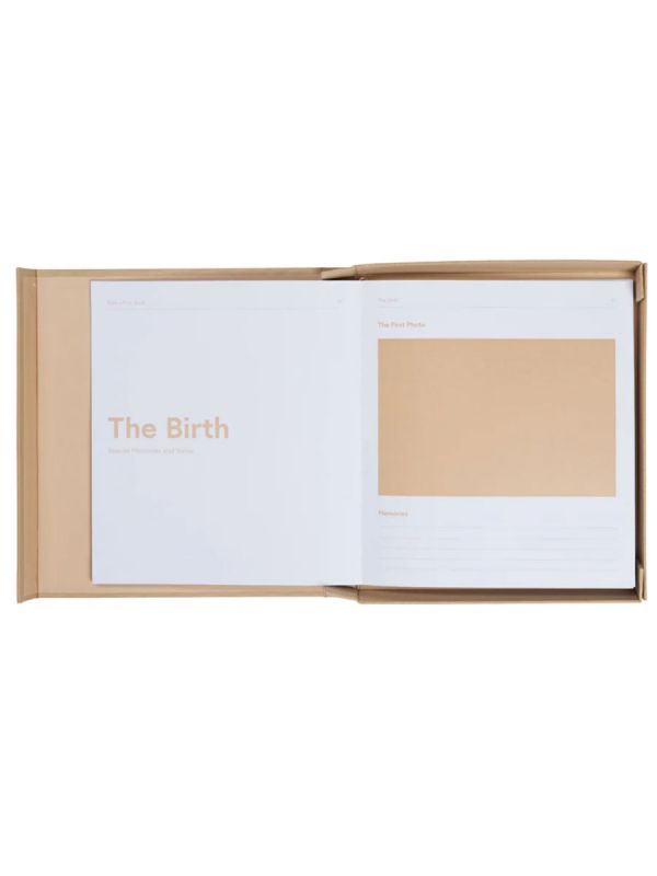 Design Letters - Babyns första bok - Beige