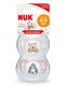 Winnie the Pooh NUK silikonsnapp, 2-pack.